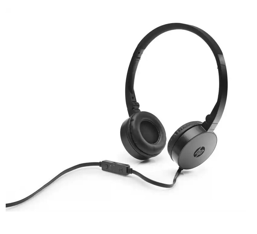HP H2800 Stereo Headset with Mic, Black