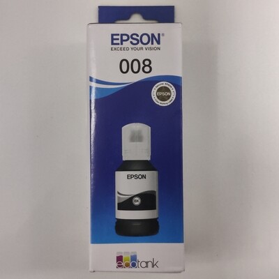 Epson 008 Black Ink Bottle, 127ml