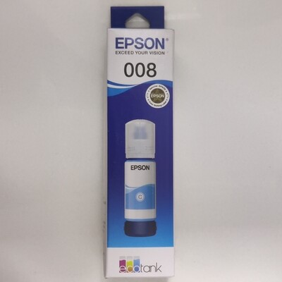 Epson 008 Ink Bottle, Cyan, 70ml Epson 008 Ink Bottle, Cyan, 70ml