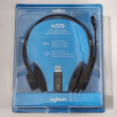Logitech H370 USB Computer Headset Logitech H370 USB Computer Headset