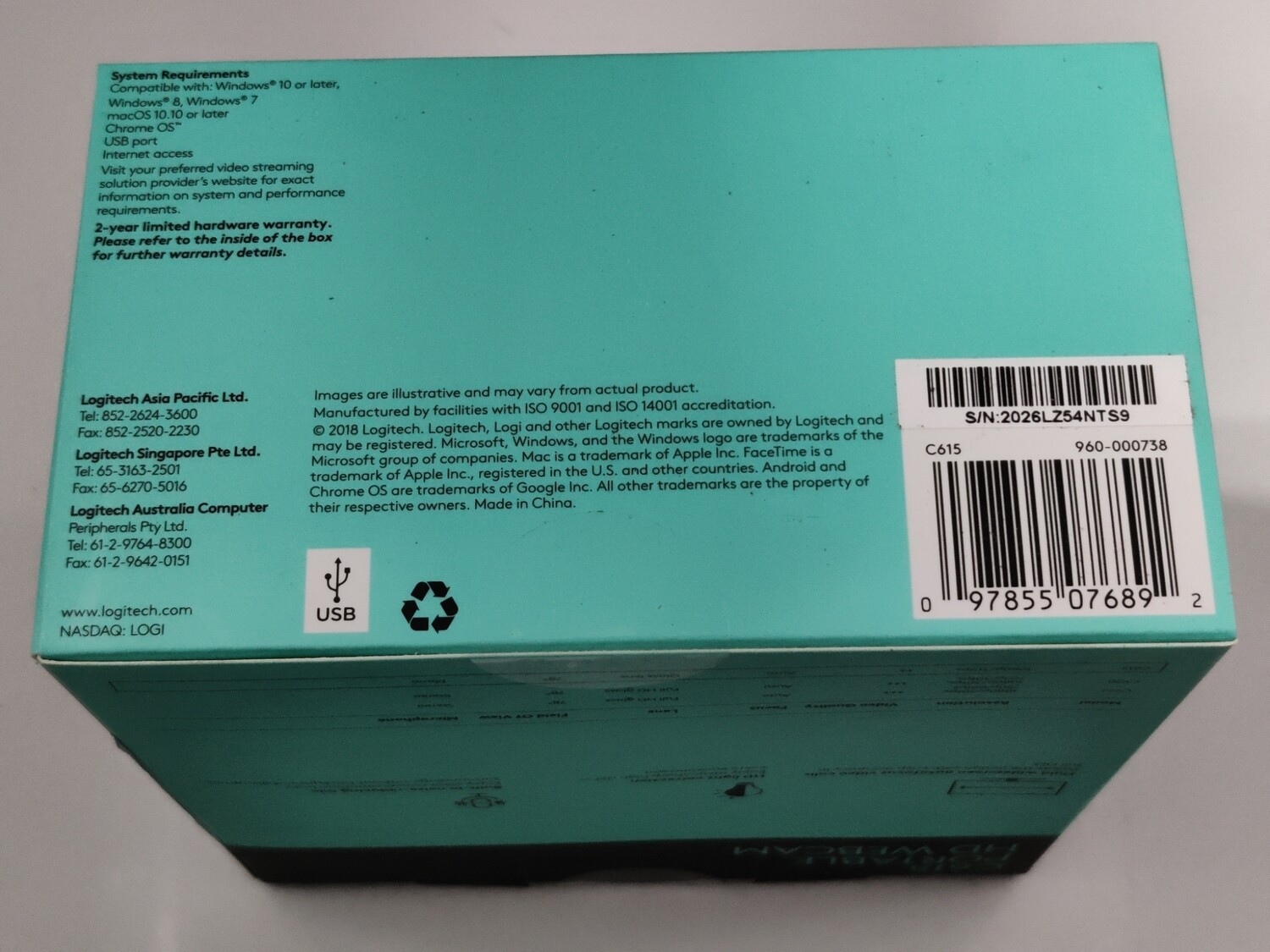 Logitech C615 HD Webcam Logitech C615 HD Webcam