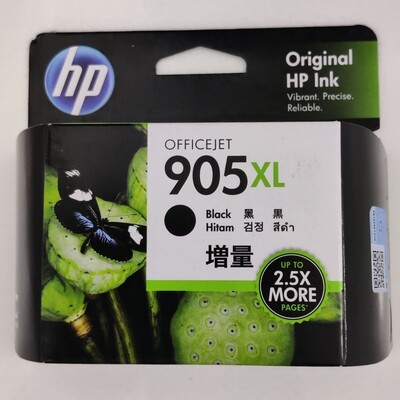 HP Officejet 905XL Ink Cartridge, Black, (T6M17AA0)