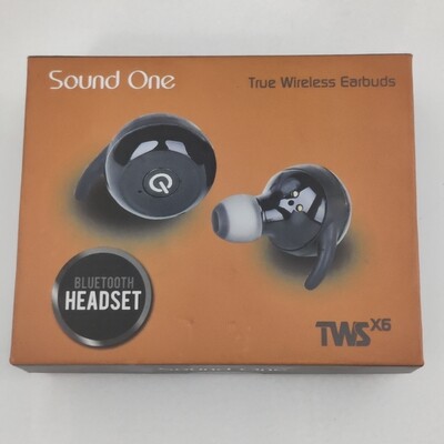 Sound One X6 True Wireless Bluetooth Headset Sound One X6 True Wireless Bluetooth Headset