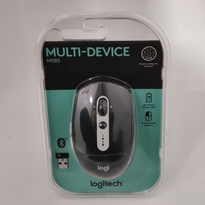 Logitech M585 Multi-Device Multi-Tasking Mouse, Black