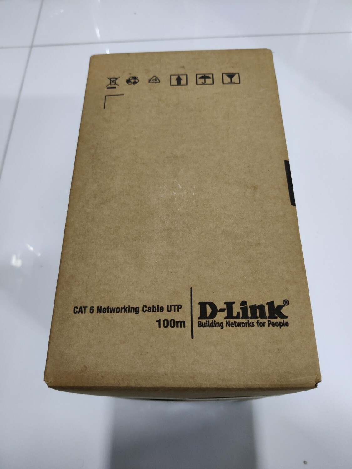 D-Link 100mtr Cat 6 UTP Cable, Grey D-Link 100mtr Cat 6 UTP Cable, Grey