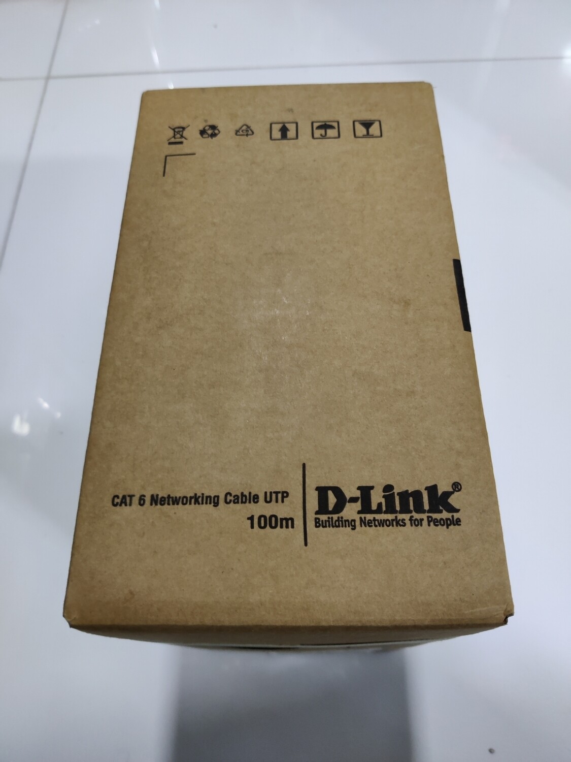 D-Link 100mtr Cat 6 UTP Cable, Grey D-Link 100mtr Cat 6 UTP Cable, Grey