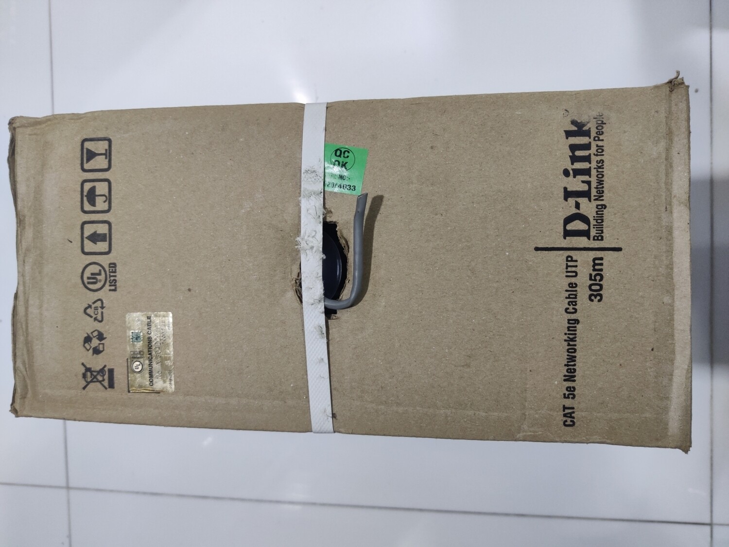 D-Link 305mtr Cat-5 Lan Cable, NCB-5EUGRYR, Gray D-Link 305mtr Cat-5 Lan Cable, NCB-5EUGRYR, Gray