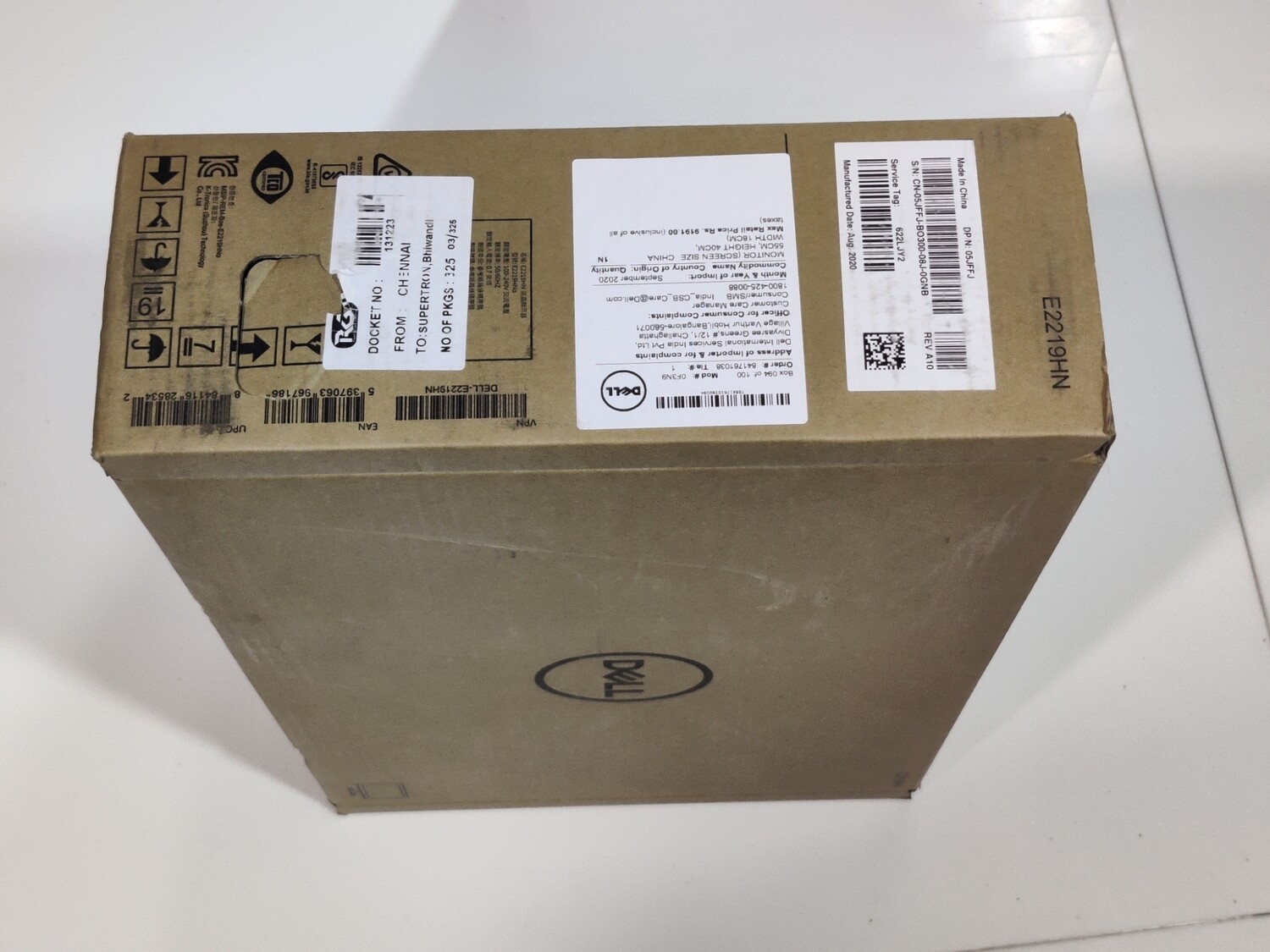 Dell 22 inch Full HD Monitor, IPS Panel, E2219HN