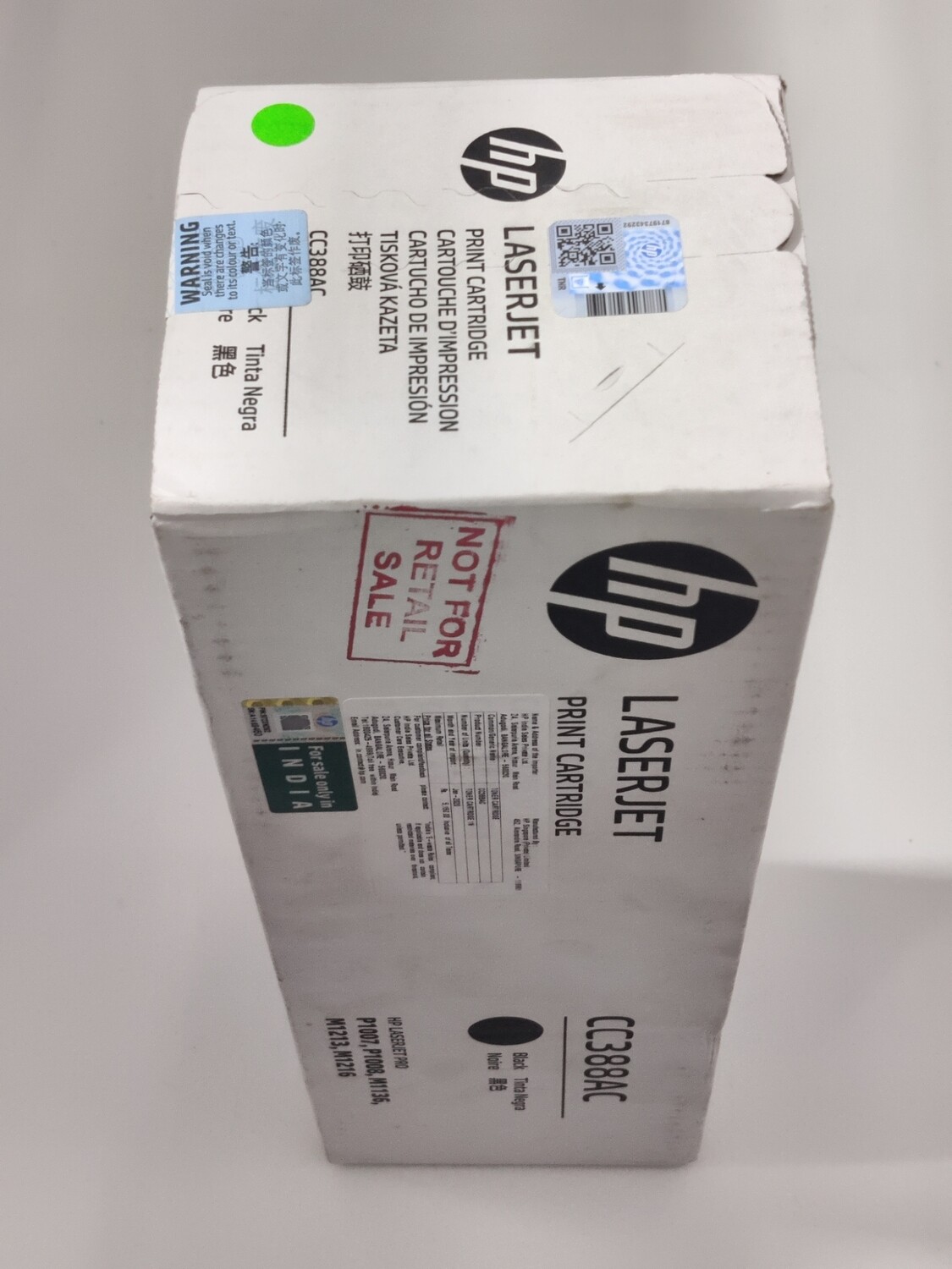 HP CC388AC Black Toner Cartridge