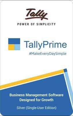 Tally Prime, Silver, Single-User Edition