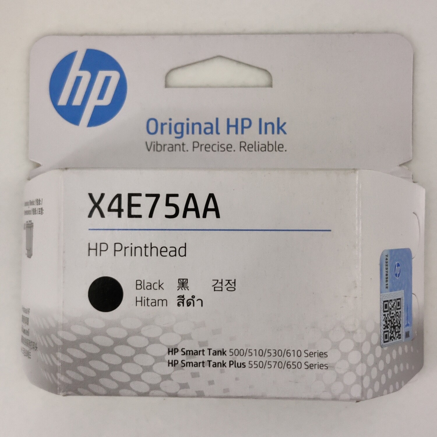 HP X4E75AA Black Printhead For 500, 600 Series