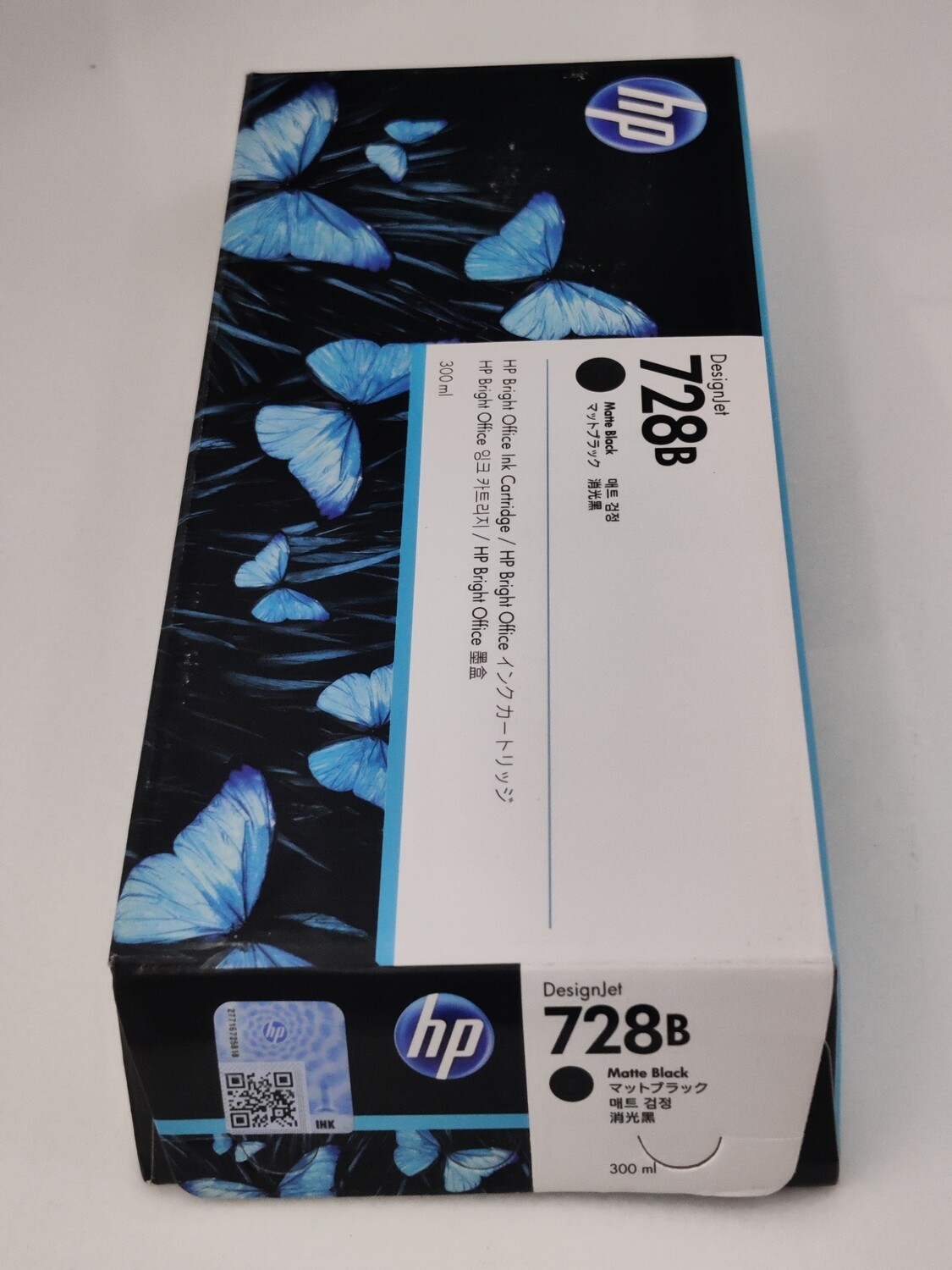 HP DesignJet 728 Matte Black Ink Cartridge, 300ml (T730, T830) HP DesignJet 728 Matte Black Ink Cartridge, 300ml (T730, T830)
