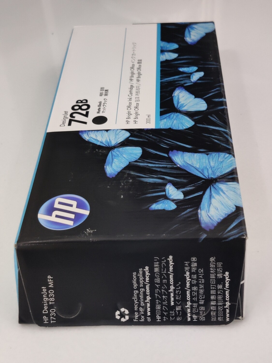 HP DesignJet 728 Matte Black Ink Cartridge, 300ml (T730, T830) HP DesignJet 728 Matte Black Ink Cartridge, 300ml (T730, T830)