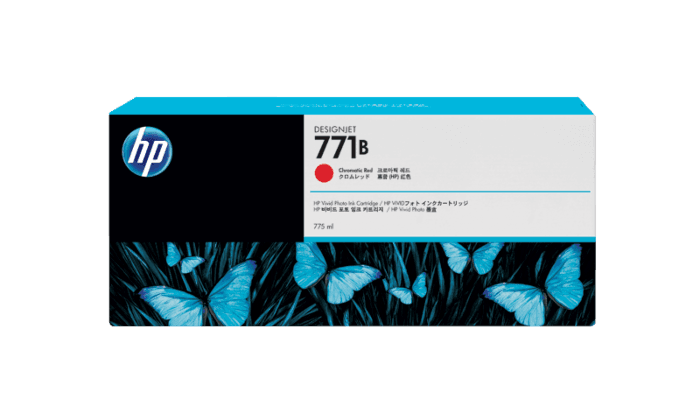 HP 771B 775-ml Chromatic Red DesignJet Ink Cartridge (B6Y00A)