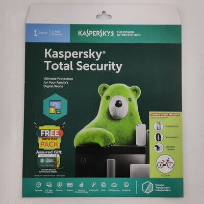 1 User, 1 Year, Kaspersky Total Security 1 User, 1 Year, Kaspersky Total Security