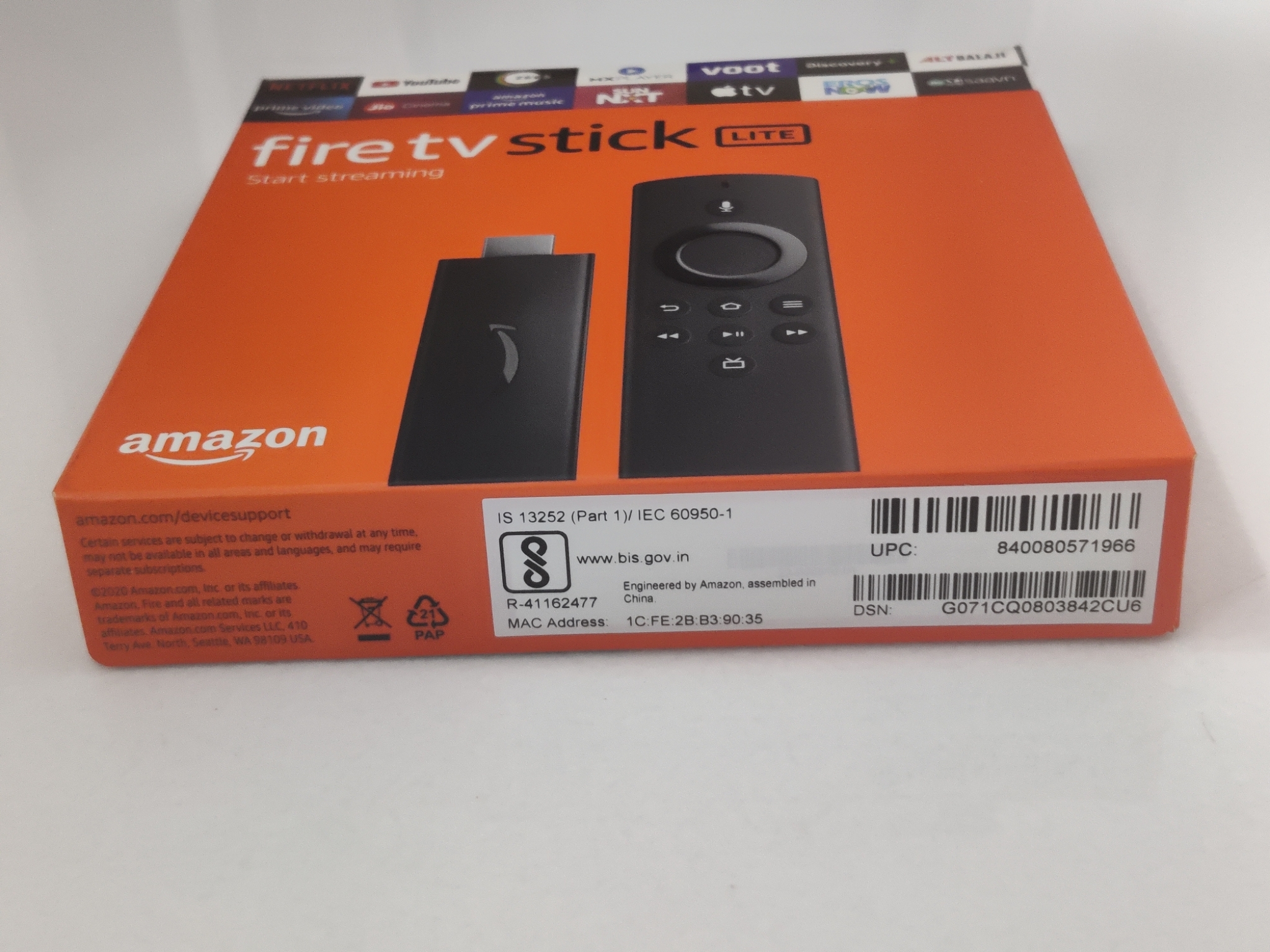 where is the mac address on a mac fire stick where is the mac address on a mac fire stick
