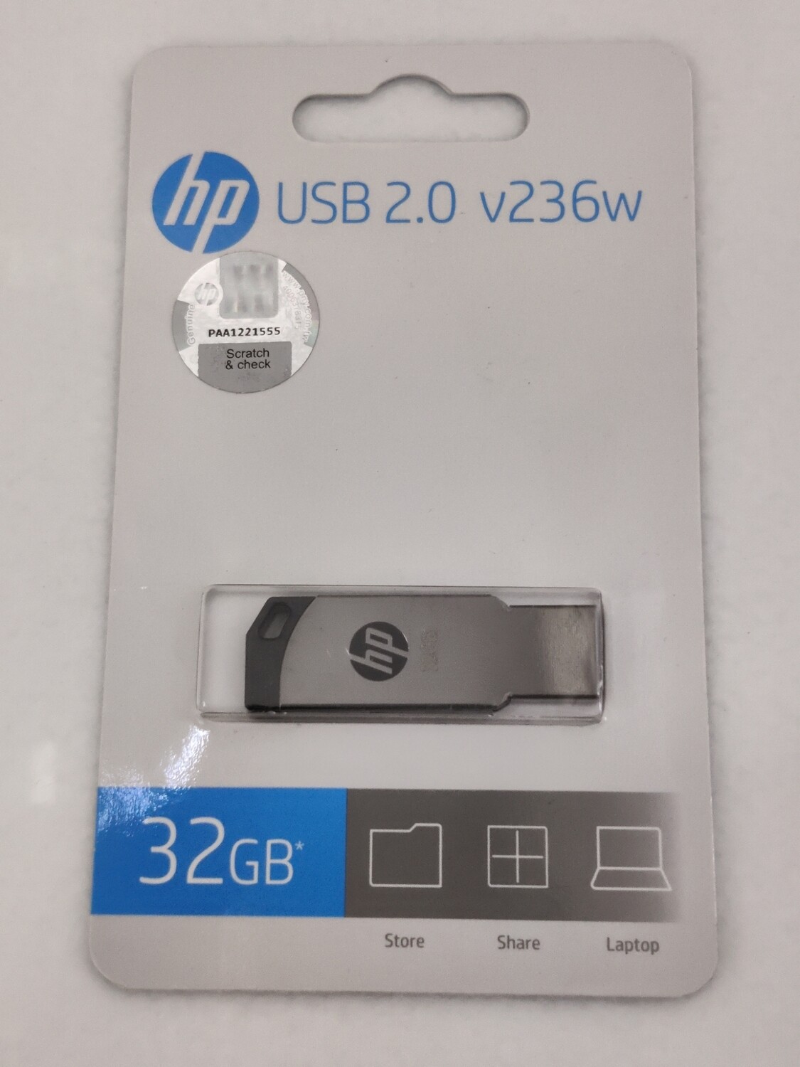 HP 32GB Pen Drive, 2.0 V236W, Metal HP 32GB Pen Drive, 2.0 V236W, Metal