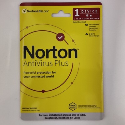 1 User, 1 Year, Norton Antivirus Plus 1 User, 1 Year, Norton Antivirus Plus