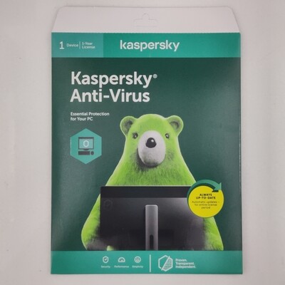 1 User, 1 Year, Kaspersky Antivirus