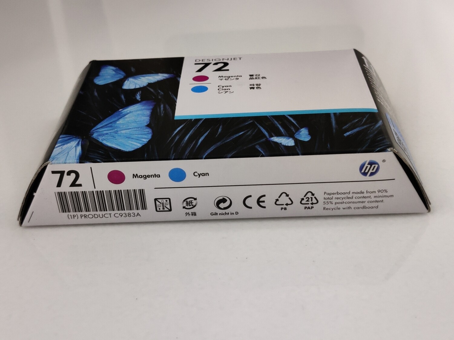HP 72 Magenta and Cyan Printhead