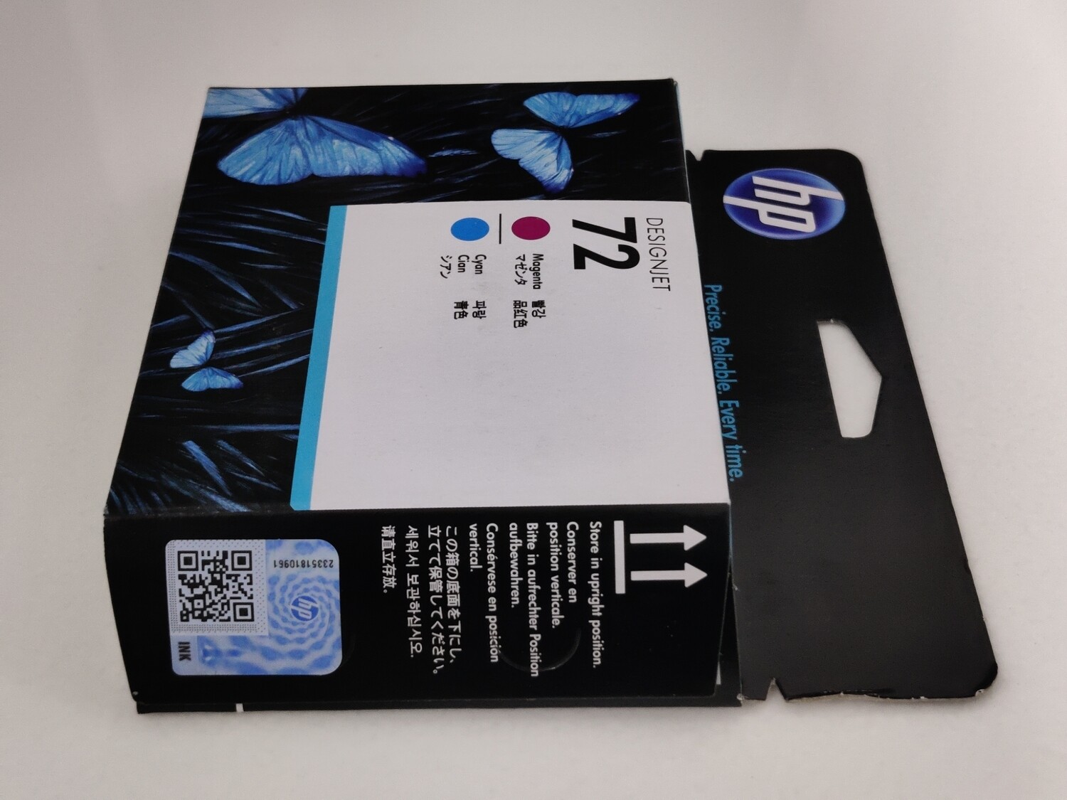 HP 72 Magenta and Cyan Printhead