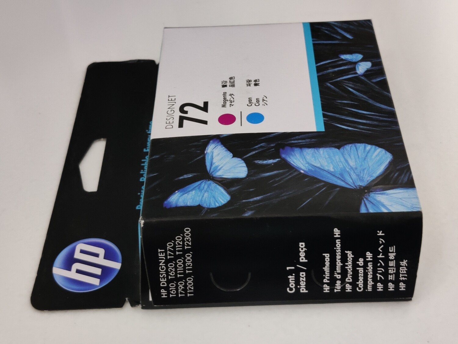 HP 72 Magenta and Cyan Printhead