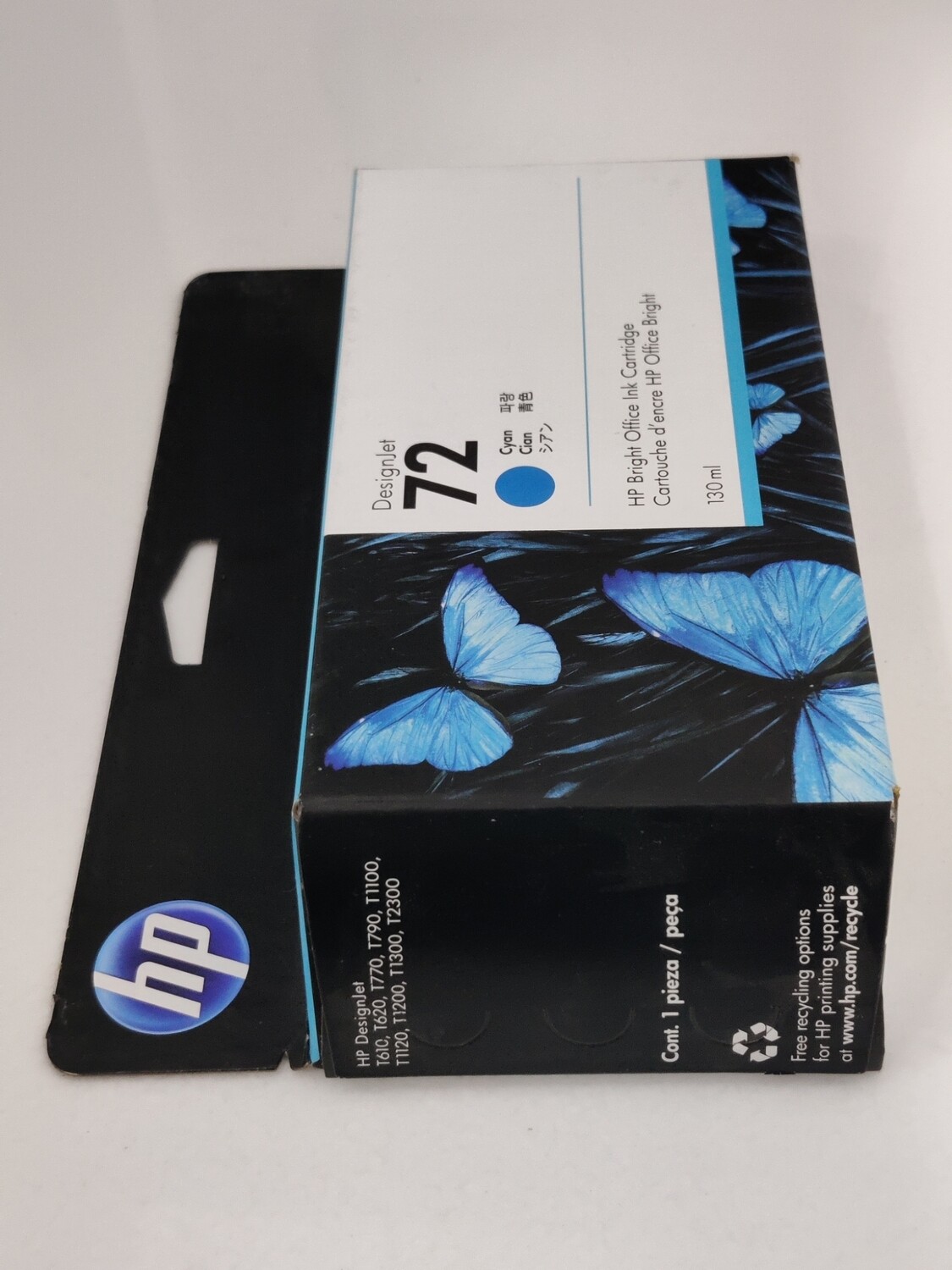 HP DesignJet 72 / 72B Cyan Ink Cartridge, 130ml (C9371A)