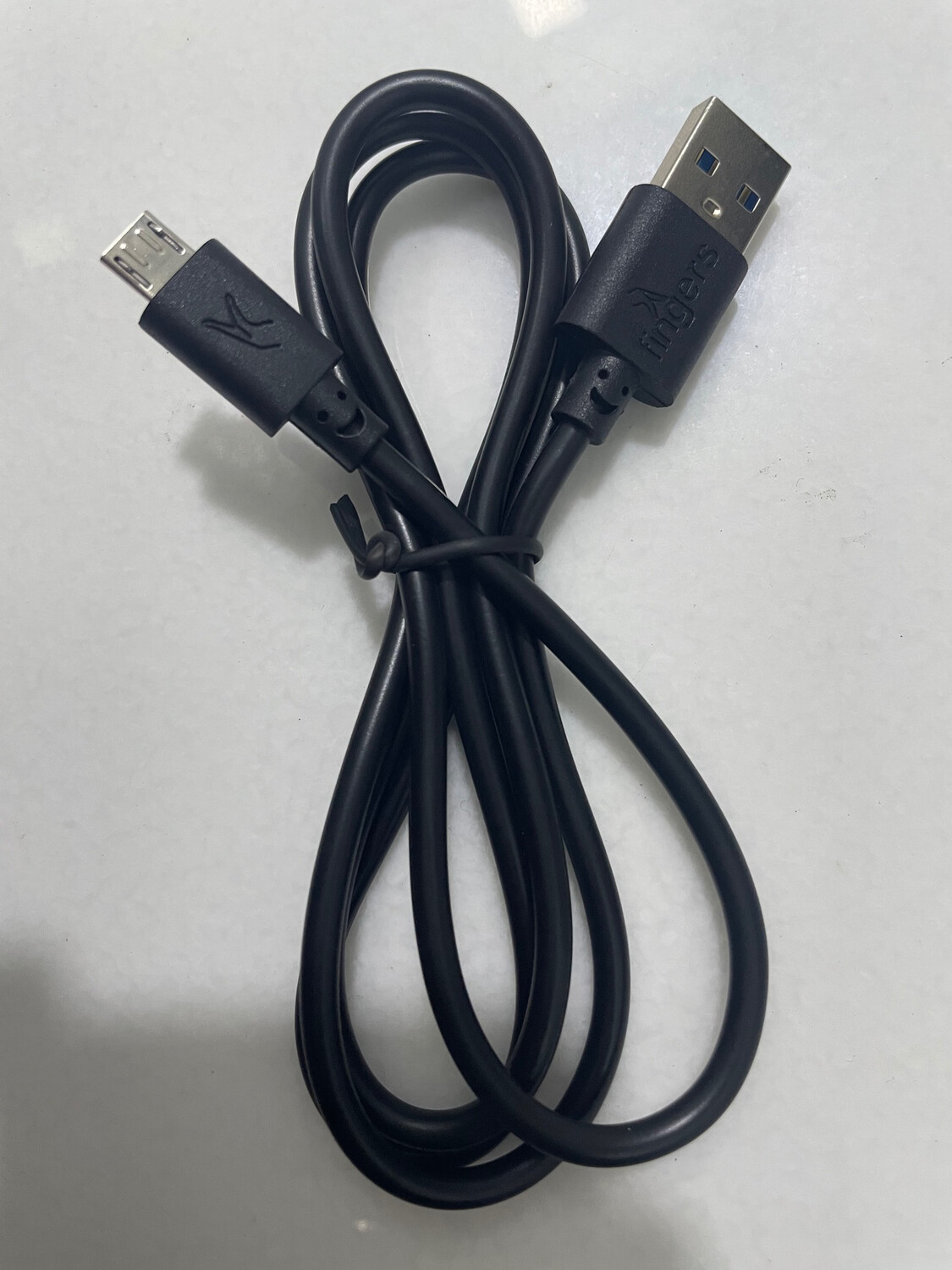Fingers 1mtr Micro USB Cable, Black Fingers 1mtr Micro USB Cable, Black