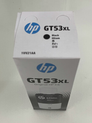 HP GT-53XL Black Ink Bottle, 135ml