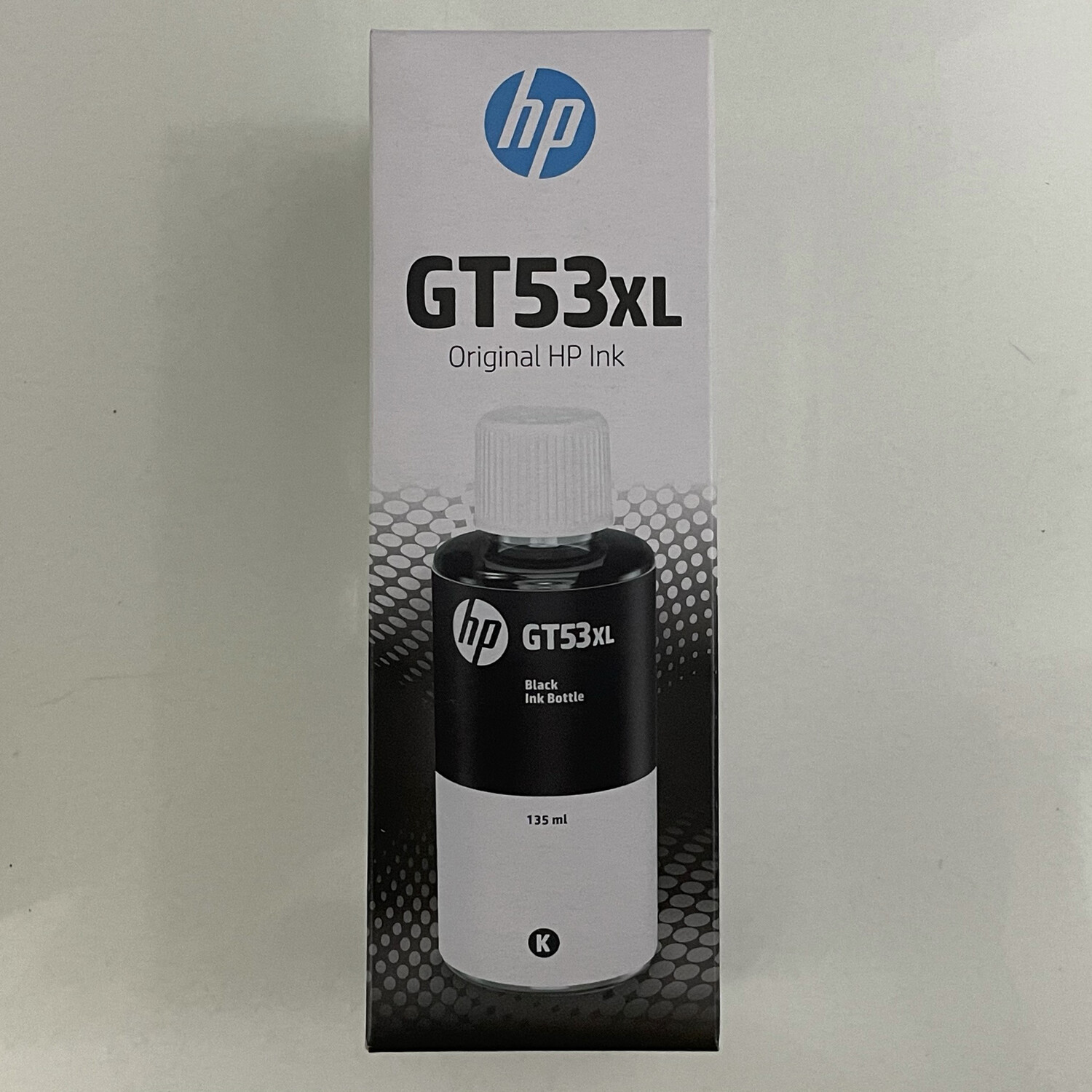 HP GT53XL Black Ink Bottle, 135ml