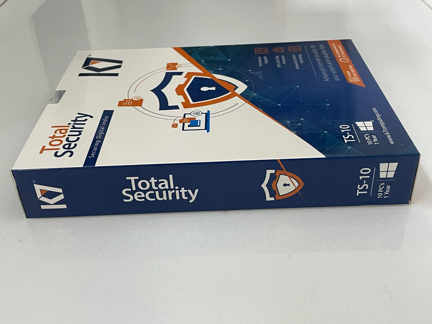 New, 10 User, 1 Year, K7 Total Security