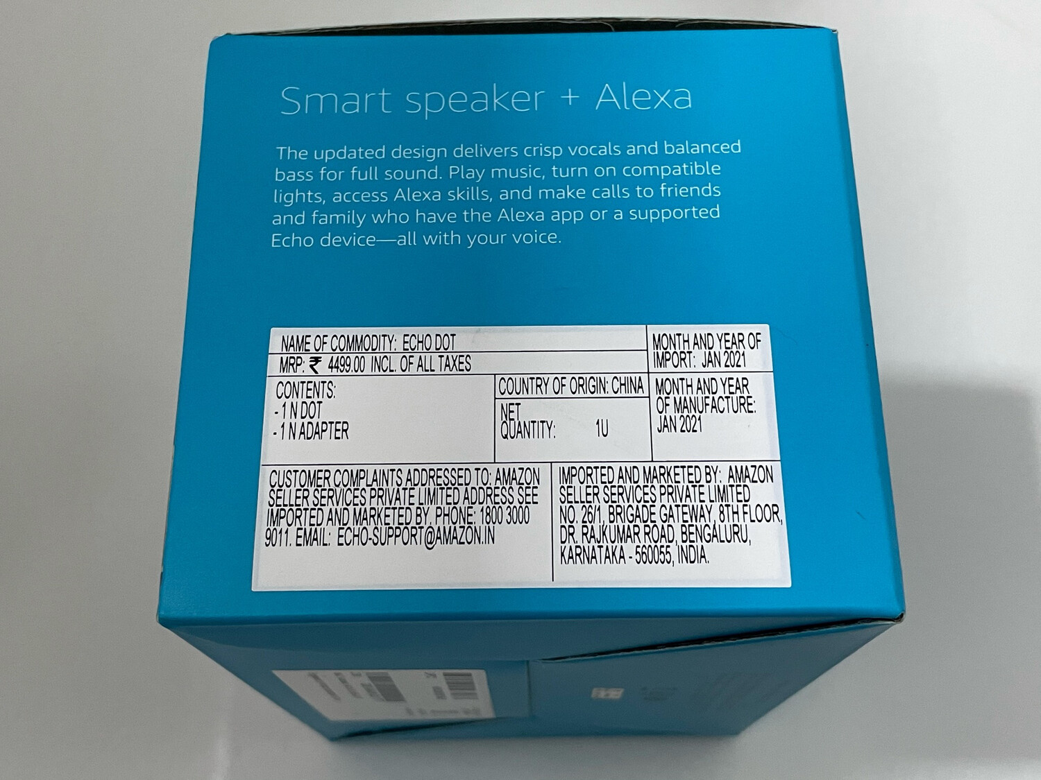 Amazon Echo Dot 4th Gen, Alexa Smart Speaker, Black Amazon Echo Dot 4th Gen, Alexa Smart Speaker, Black