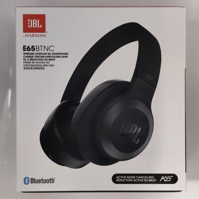 JBL E65BTNC Wireless Active Noise Cancelling Headphones, Black