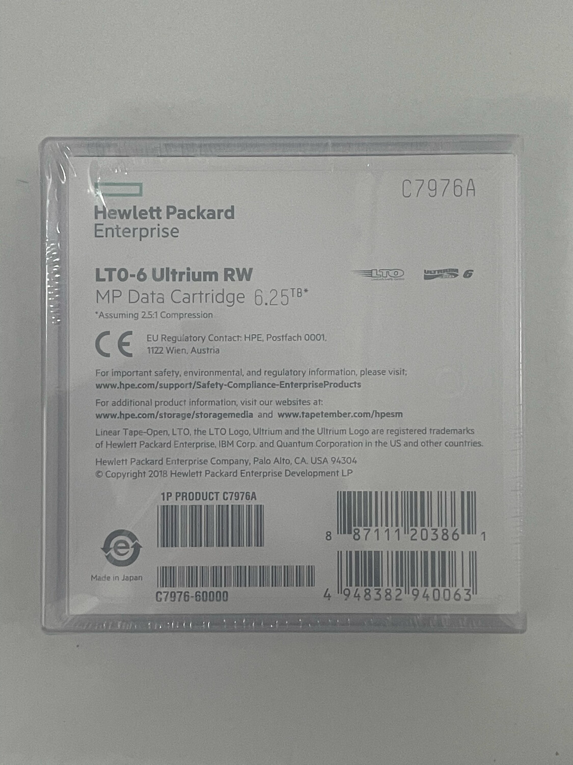HP LTO 6 Tape Data Cartridge, 6.25tb - Rs.2740