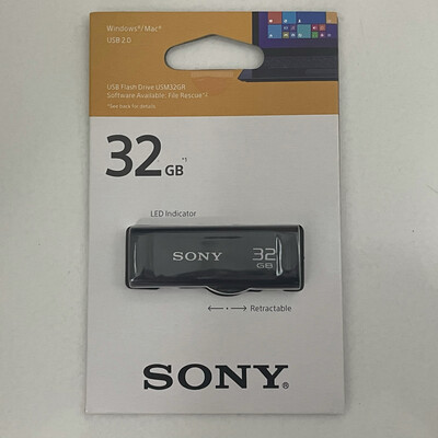 Sony 32GB Pen Drive, GR 2.0, Black Sony 32GB Pen Drive, GR 2.0, Black