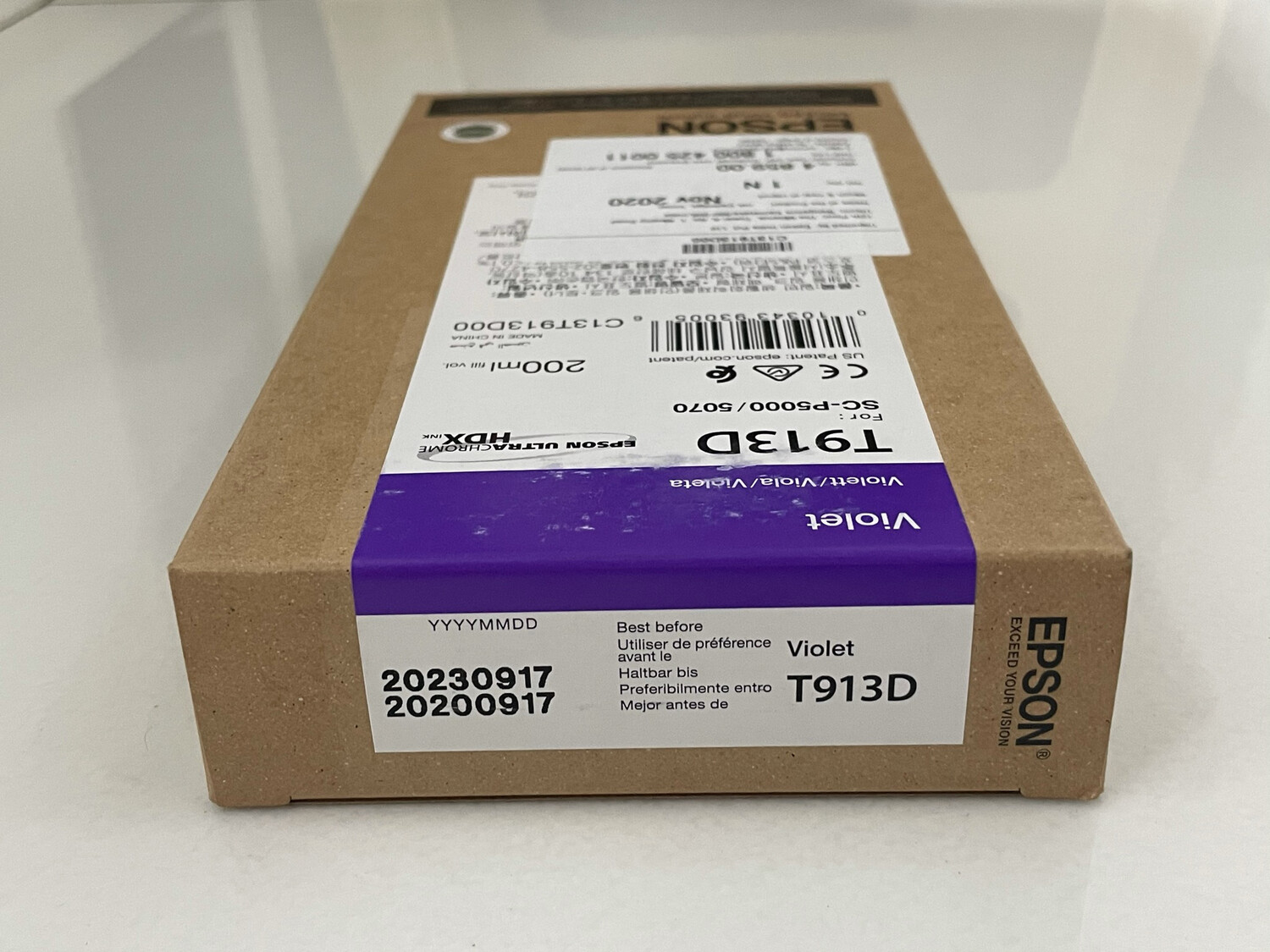 Epson T913D Violet Ink Cartridge, 200ml Epson T913D Violet Ink Cartridge, 200ml