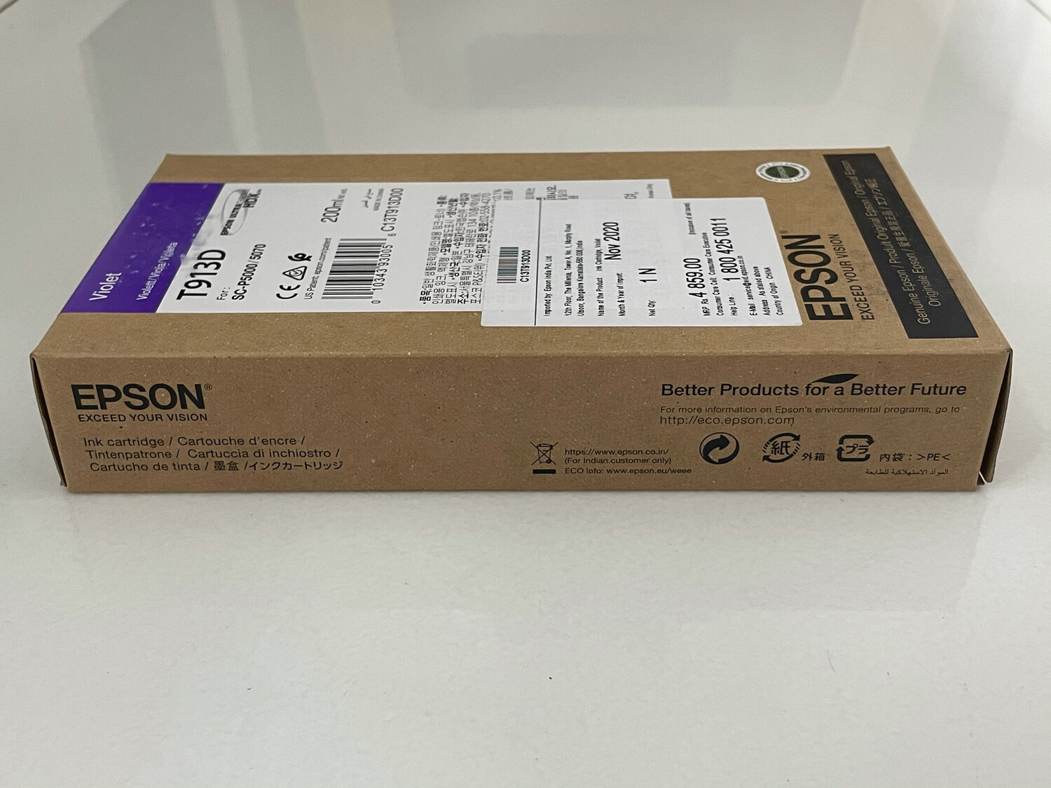 Epson T913D Violet Ink Cartridge, 200ml Epson T913D Violet Ink Cartridge, 200ml