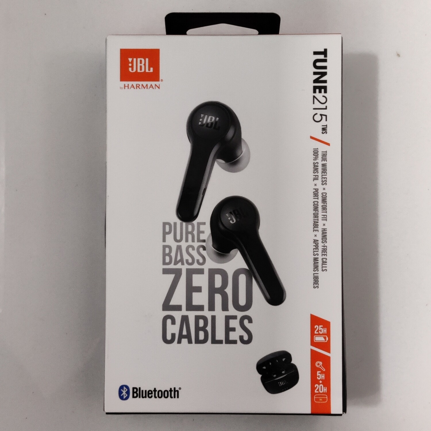 JBL Tune 215TWS Bluetooth Headset, Black