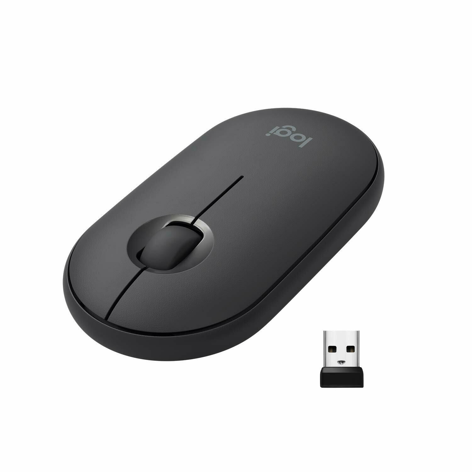 Logitech Pebble M350 Wireless Mouse, Black