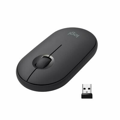 Logitech Pebble M350 Wireless Mouse, Graphite