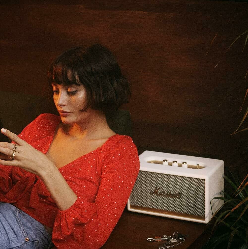 Marshall Acton II Bluetooth Speaker, White Marshall Acton II Bluetooth Speaker, White