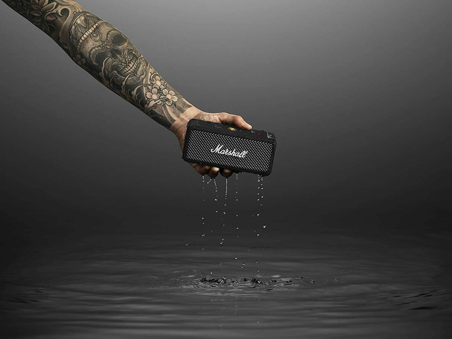 Marshall Emberton Portable Bluetooth Speaker - Black Marshall Emberton Portable Bluetooth Speaker - Black