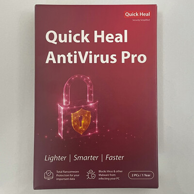 2 User, 1 Year, Quick Heal Antivirus Pro 2 User, 1 Year, Quick Heal Antivirus Pro