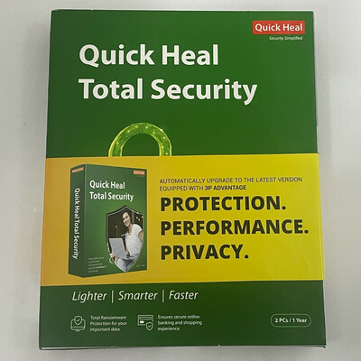 2 User, 1 Year, Quick Heal Total Security 2 User, 1 Year, Quick Heal Total Security