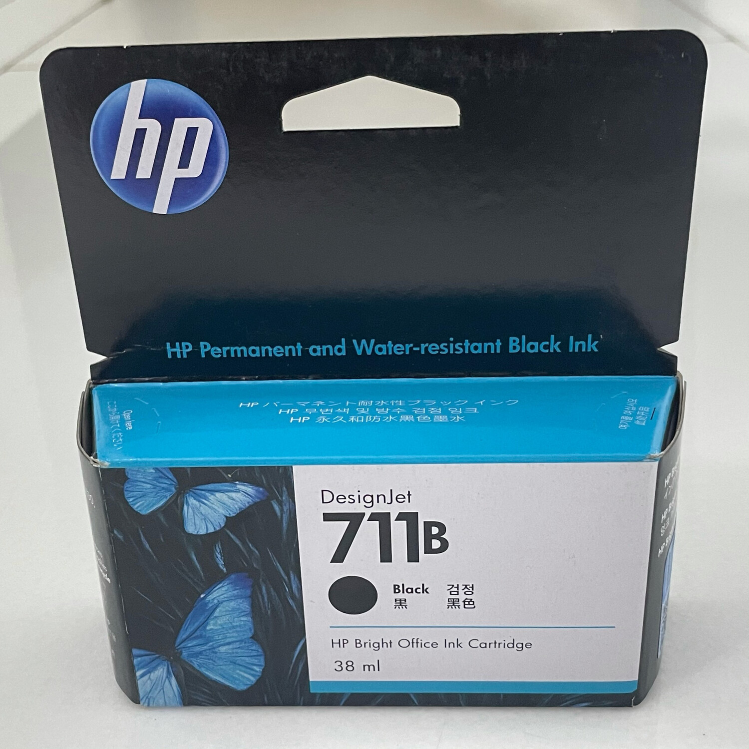 HP DesignJet 711B Black Ink Cartridge, 38ml