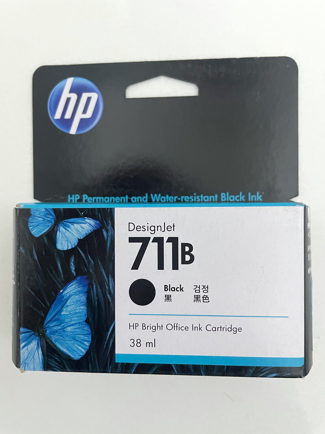 HP DesignJet 711B Black Ink Cartridge, 38ml (3WX00A)