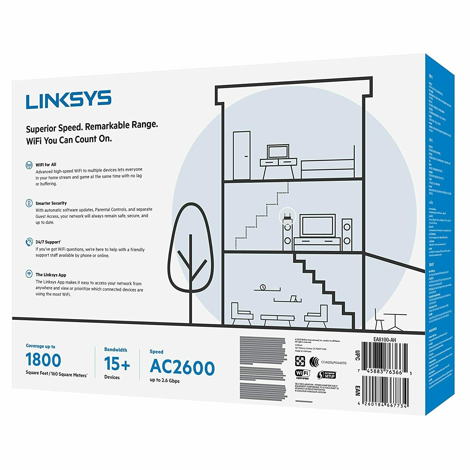 Linksys EA8100 Max-Stream AC2600 Linksys EA8100 Max-Stream AC2600