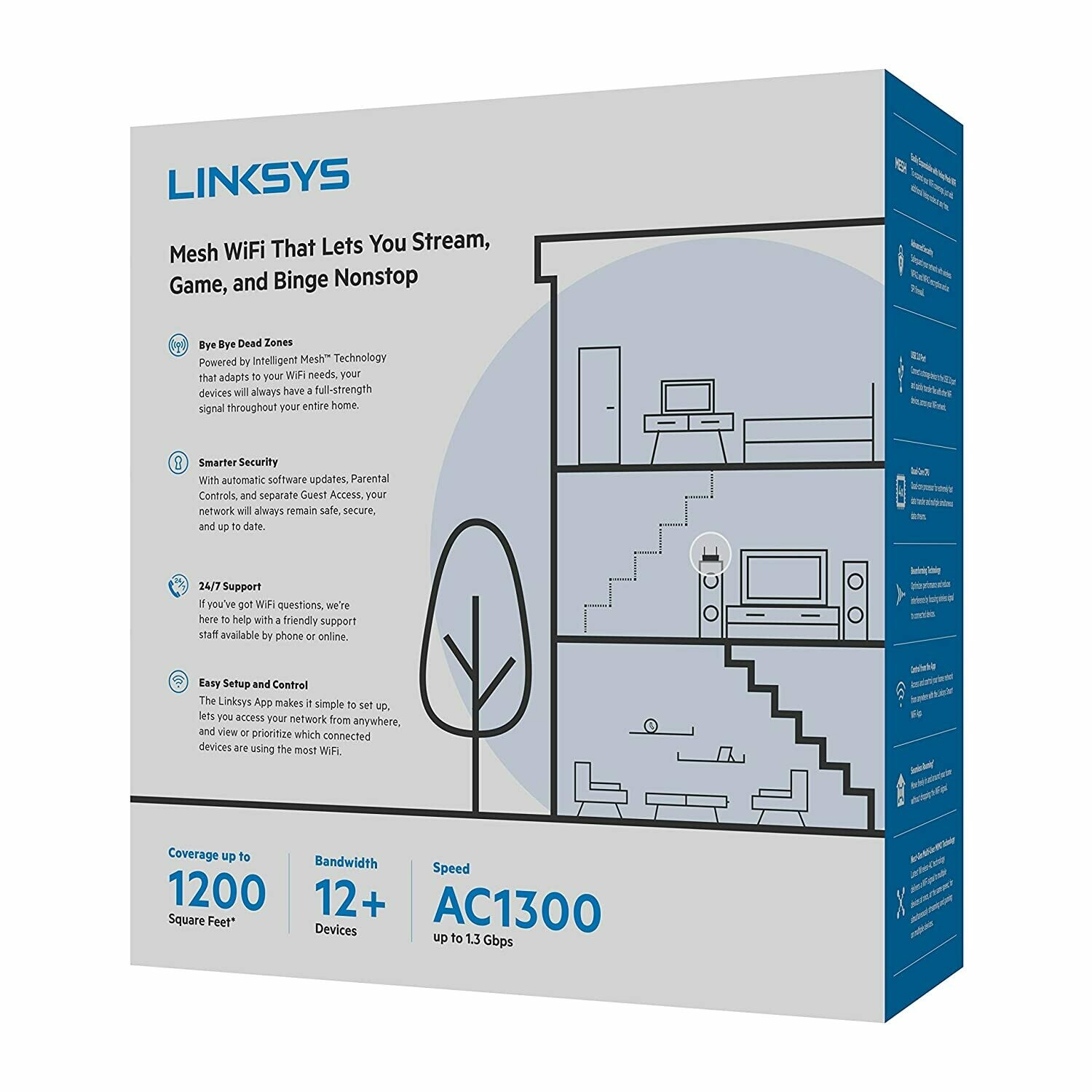 Linksys Max-Stream MR6350 AC1300 WiFi Router Linksys Max-Stream MR6350 AC1300 WiFi Router