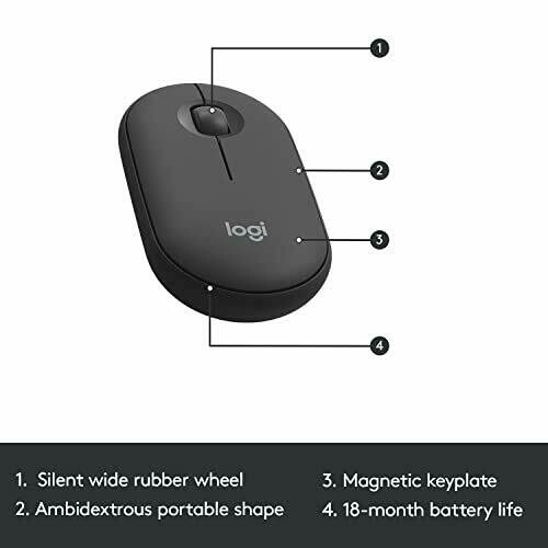 Logitech MK470 Slim Wireless Combo, Graphite Logitech MK470 Slim Wireless Combo, Graphite