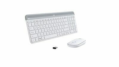 Logitech MK470 Slim Wireless Combo, Off White Logitech MK470 Slim Wireless Combo, Off White